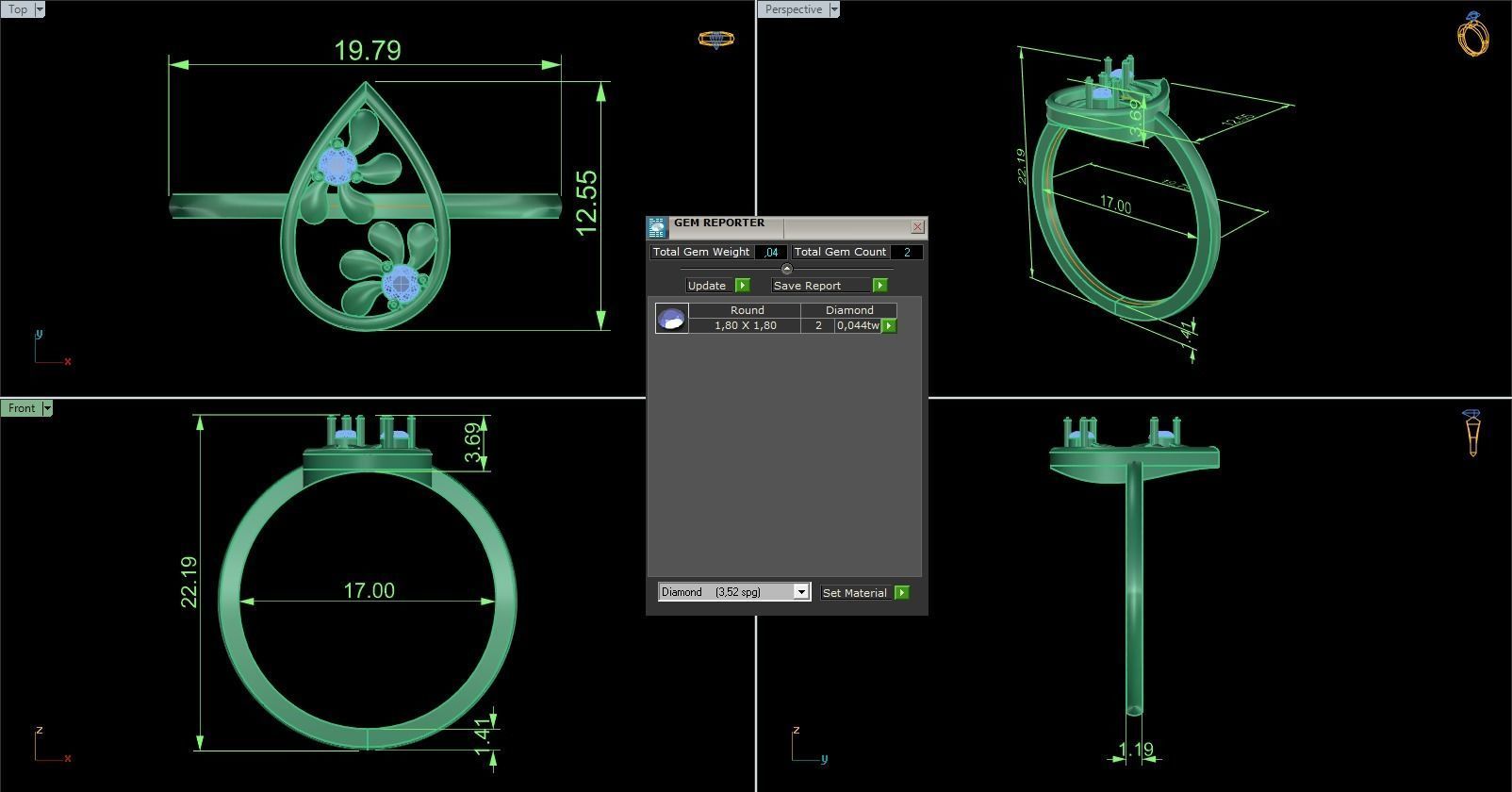 Minimalist Ring 759 3D print model_8