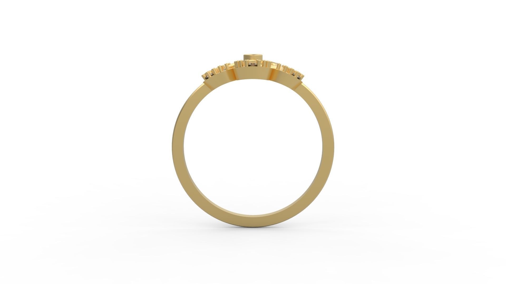 Minimalist Ring 758 3D print model_1