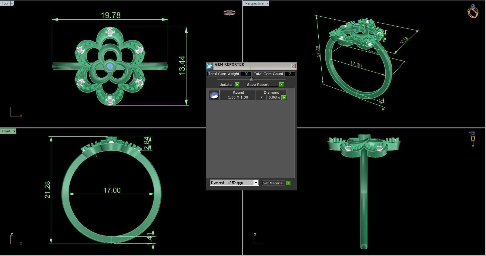 Minimalist Ring 758 3D print model_9