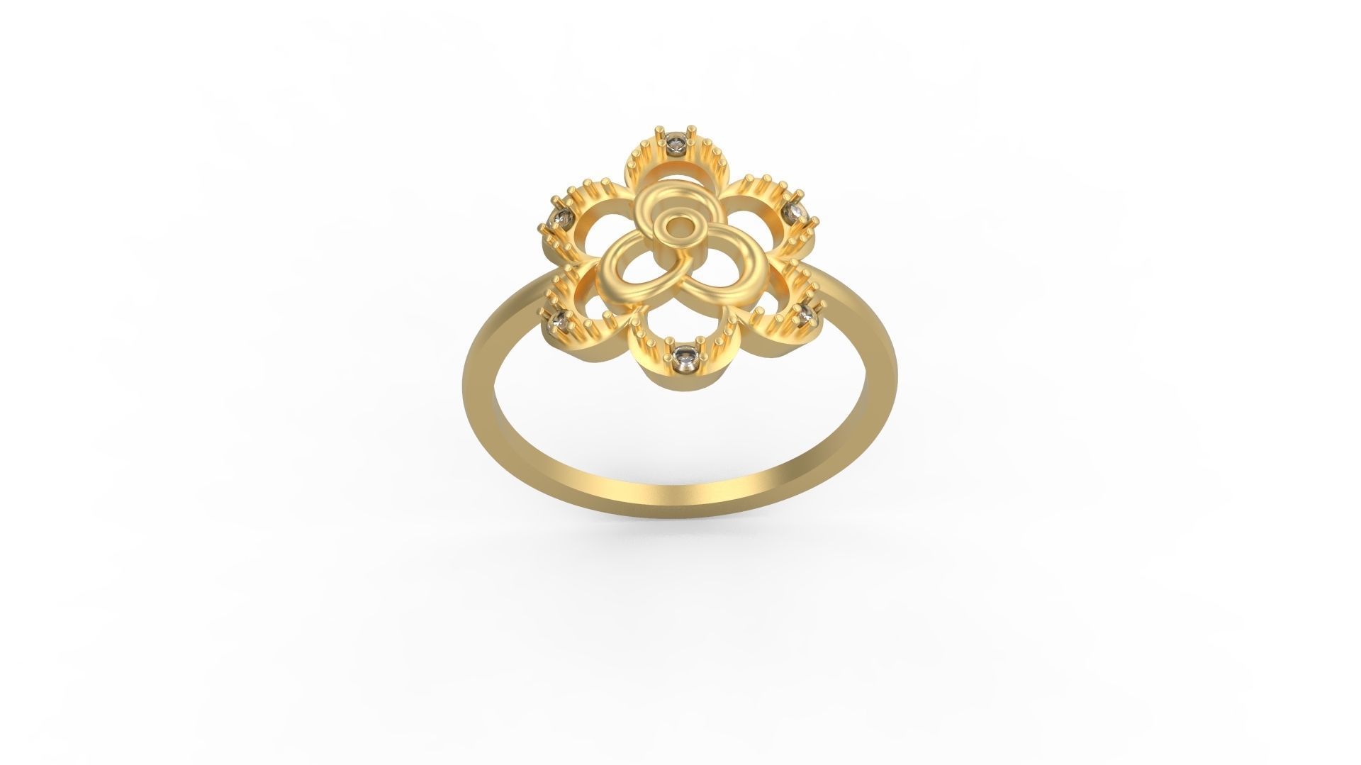 Minimalist Ring 758 3D print model_2