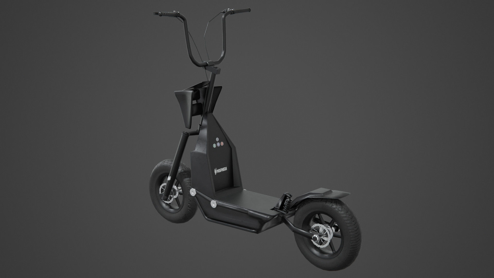 Mosphera 3 Electric scooter pbr 3D model_3
