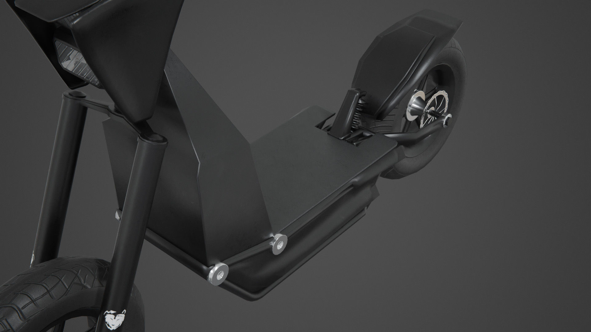 Mosphera 3 Electric scooter pbr 3D model_4