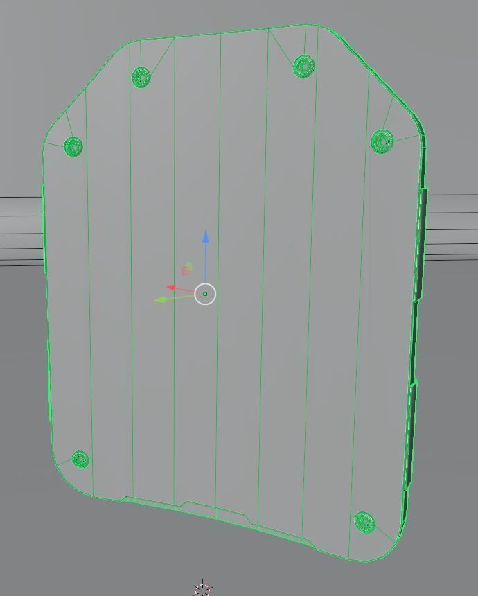 Armor Plate 3D model_10