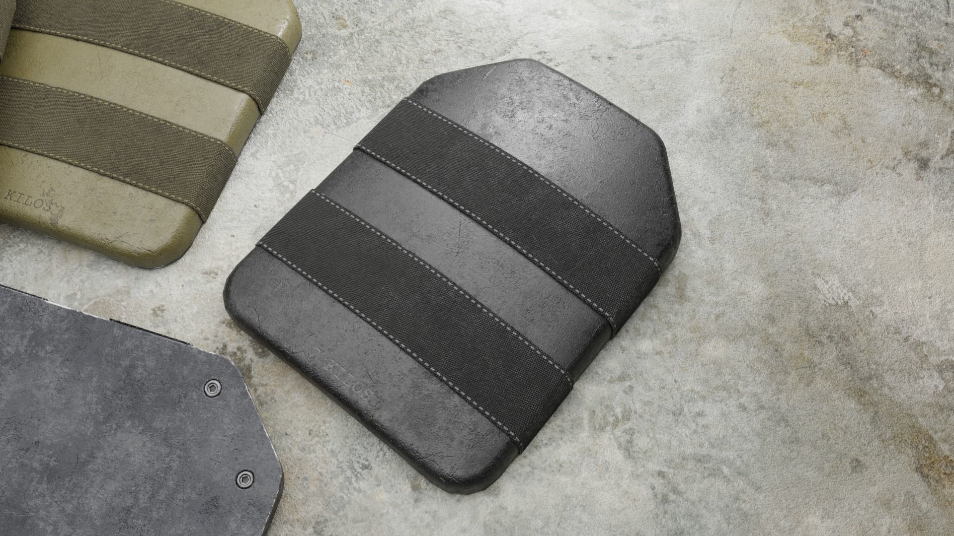 Armor Plate 3D model_7