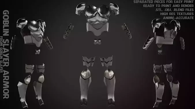 Goblin Slayer Armor for Cosplay 3D print model