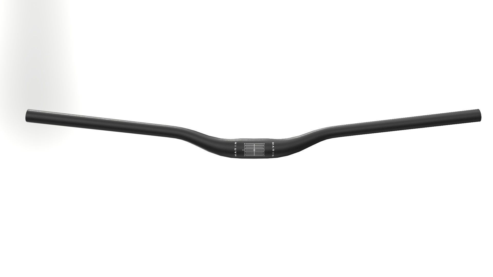 Marin MTB Handlebars black red Low-poly 3D model_4