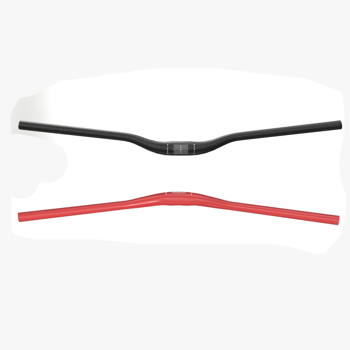 Marin MTB Handlebars black red Low-poly 3D model_11