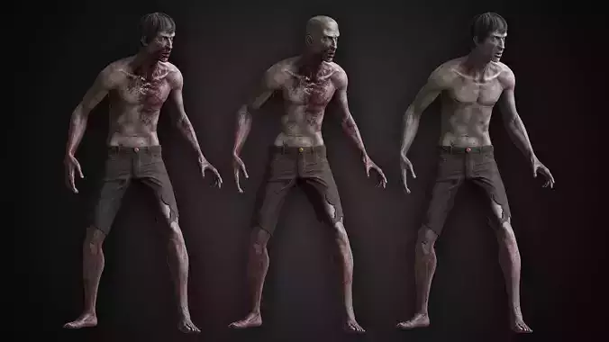 Zombie in Shorts