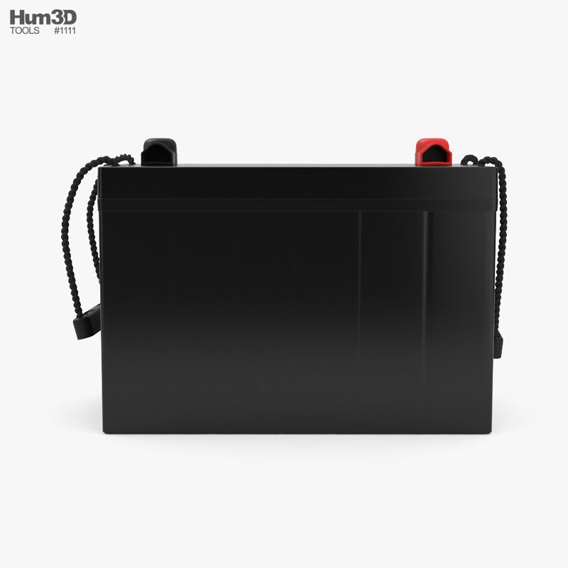Car Battery With Handles 3D model CGTrader