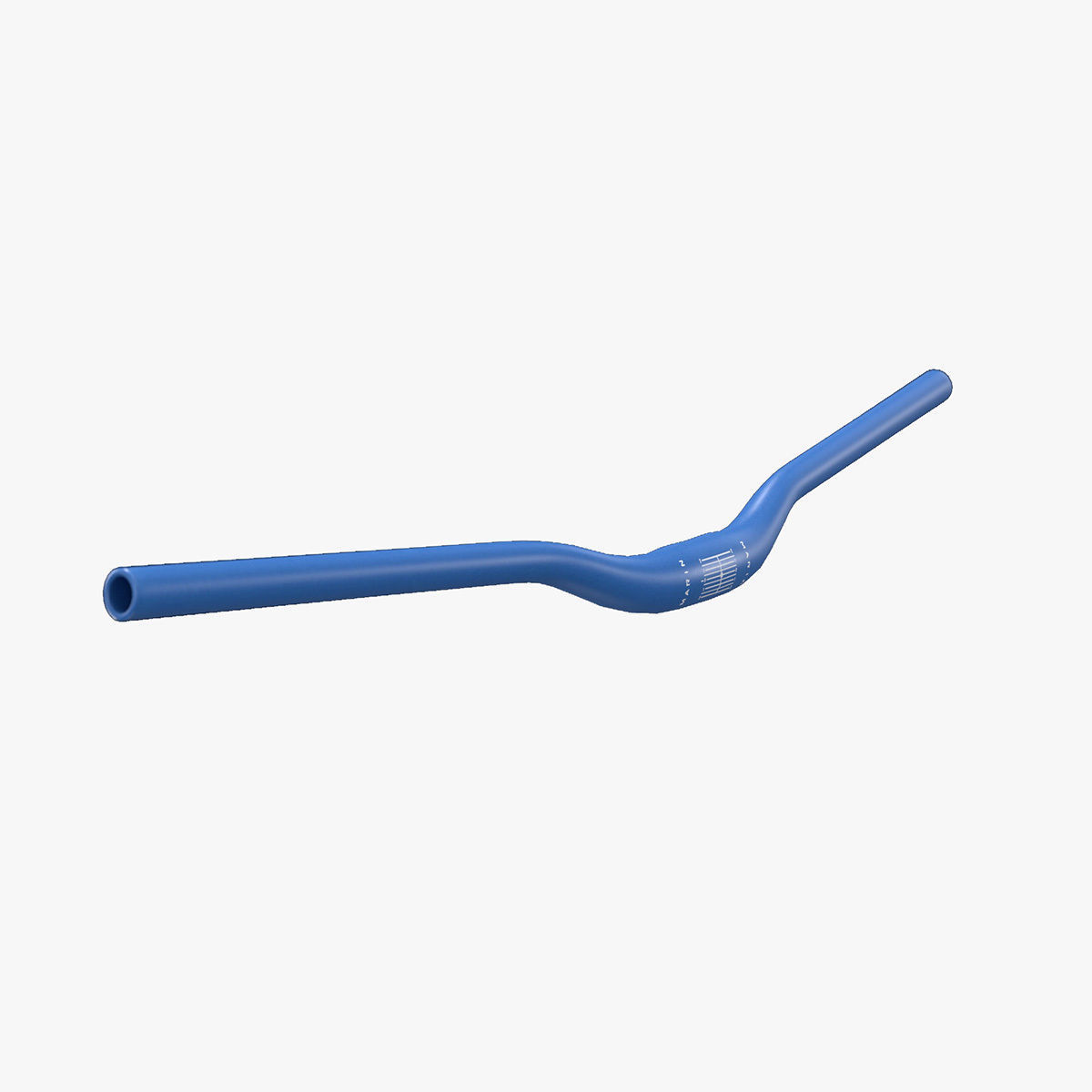 Marin MTB Handlebars blue orange Low-poly 3D model_11