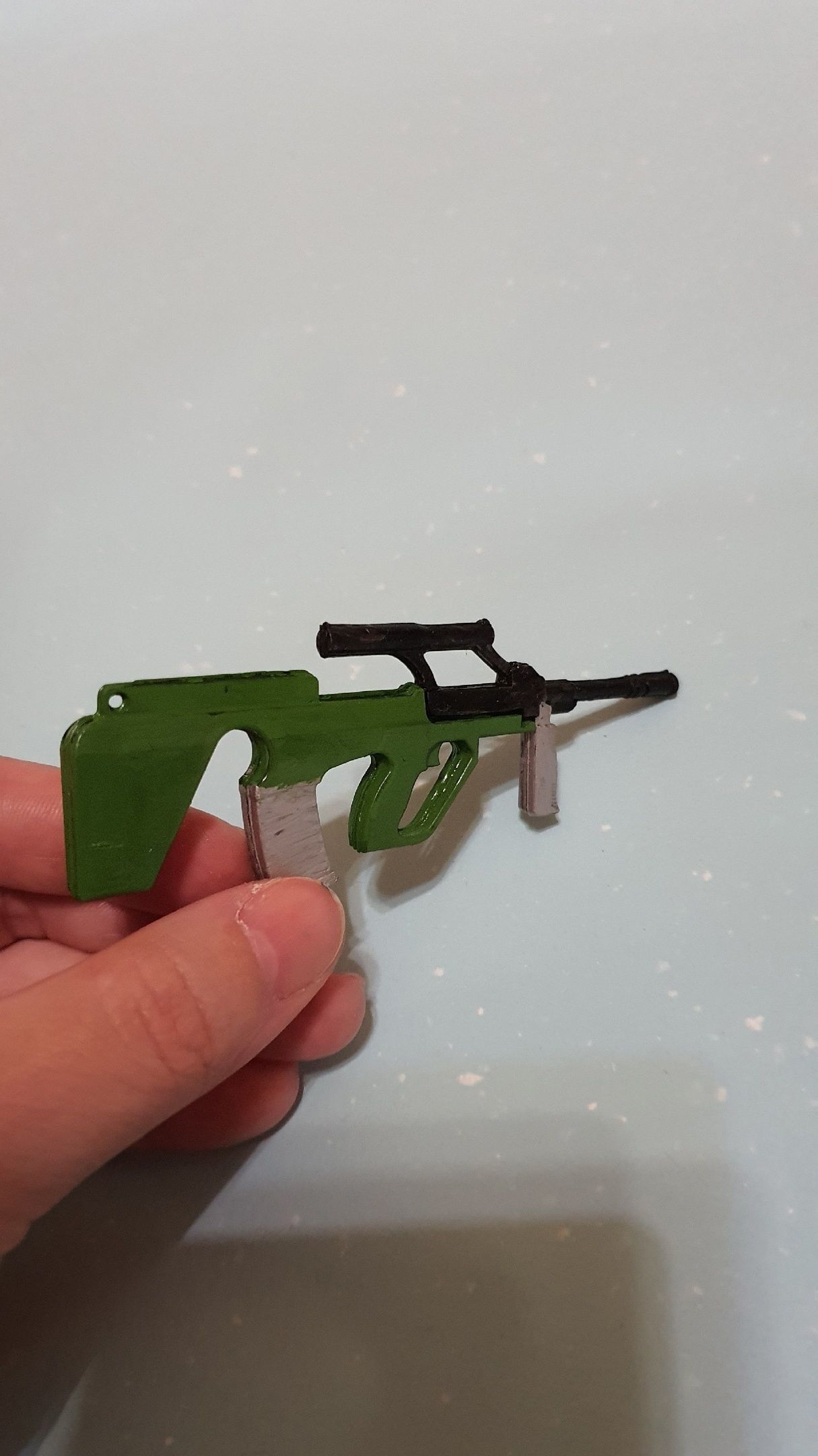 Steyr AUG Keychain as Phone Stand 3D print model_2