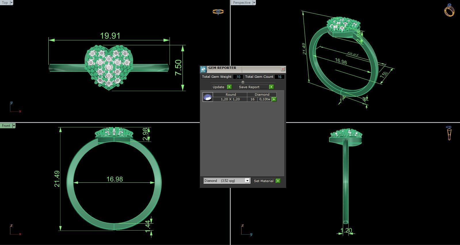 Minimalist Ring 803 3D print model_8