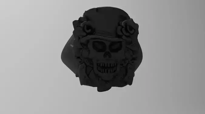 Skull-signet-ring