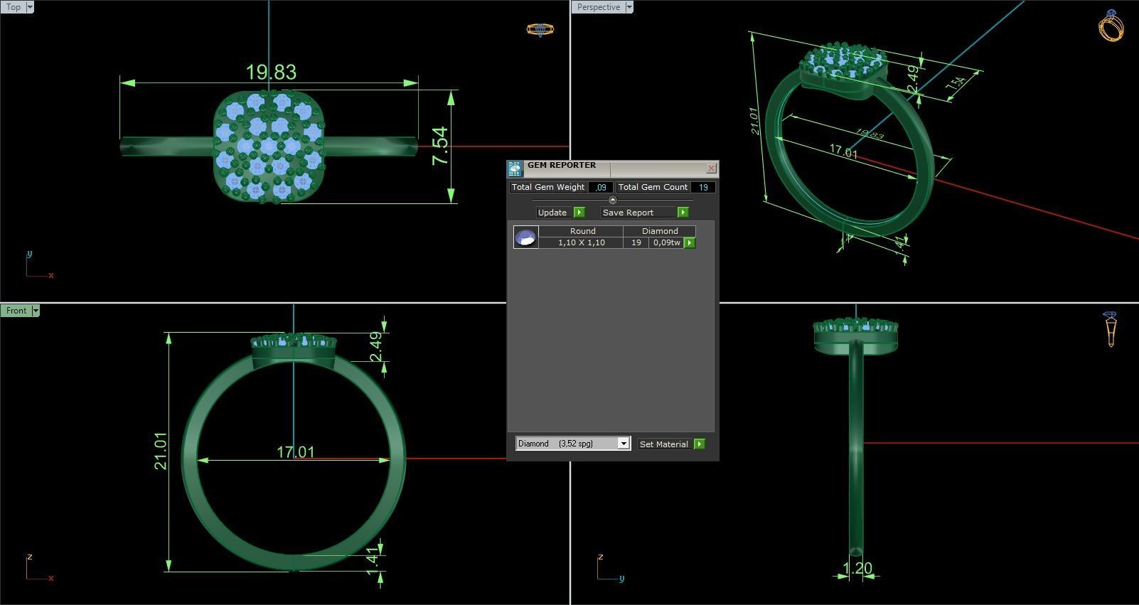 Minimalist Ring 804 3D print model_7