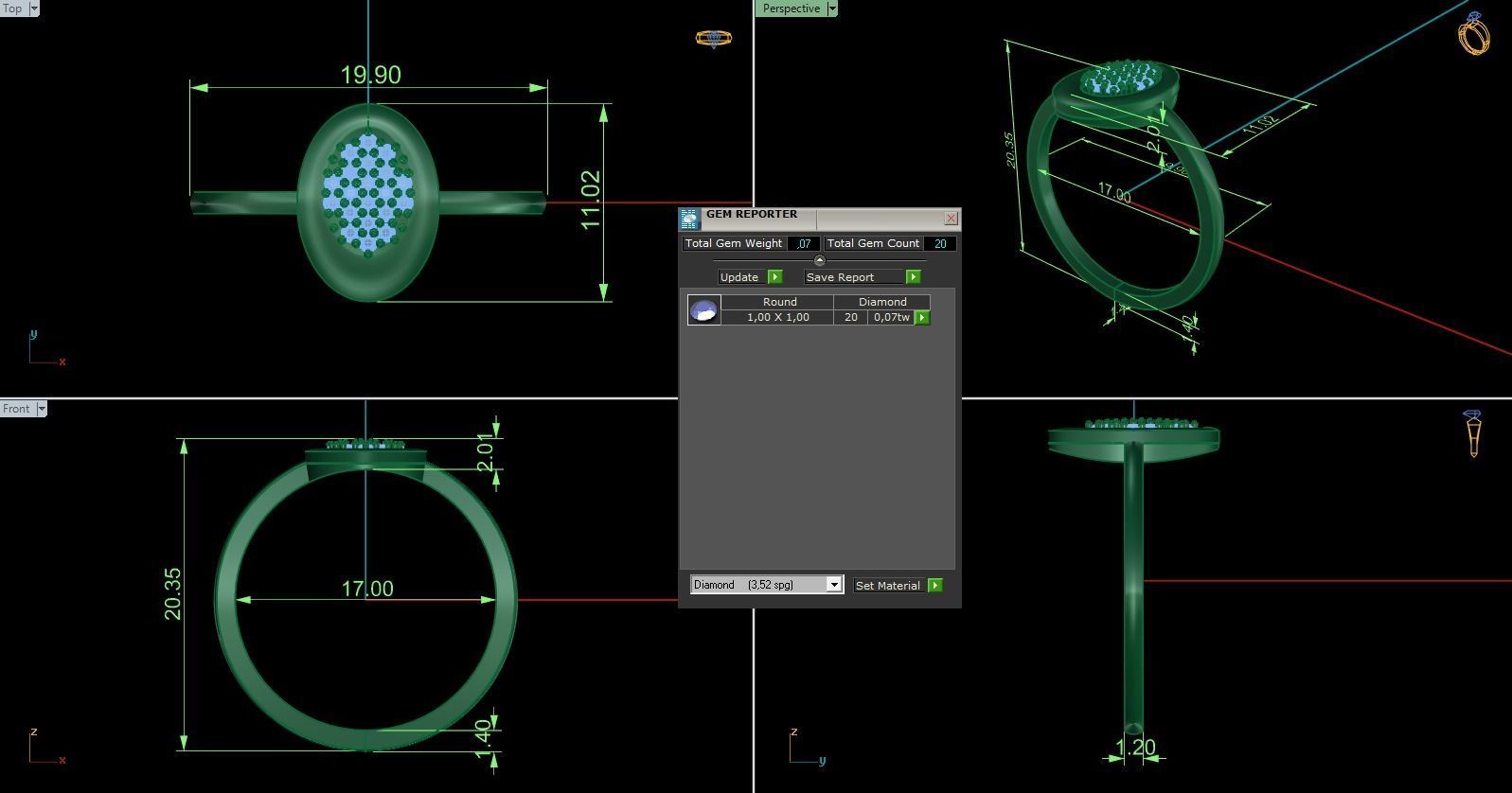 Minimalist Ring 812 3D print model_8