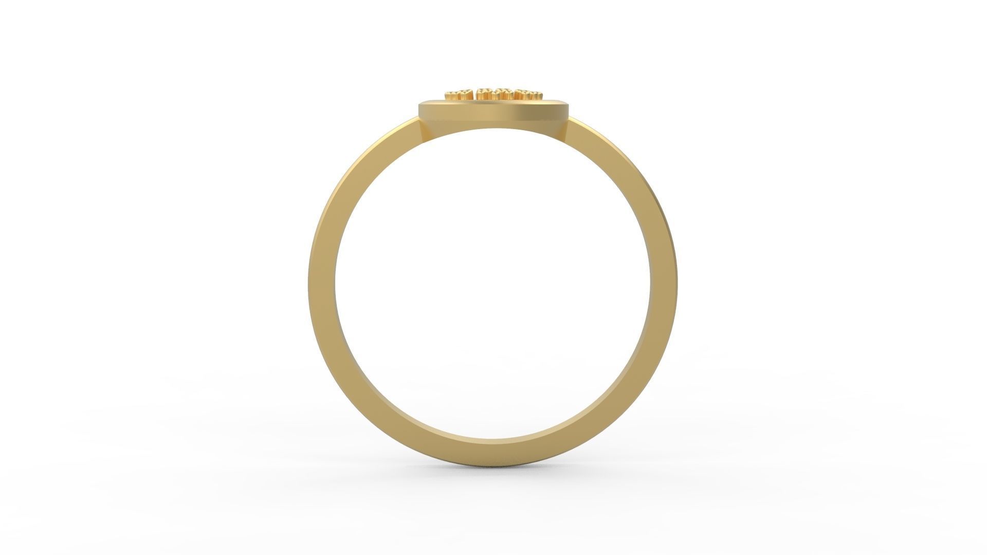Minimalist Ring 812 3D print model_1
