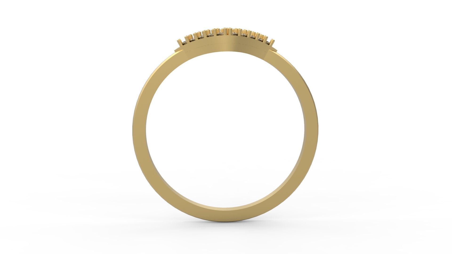 Minimalist Ring 813 3D print model_1