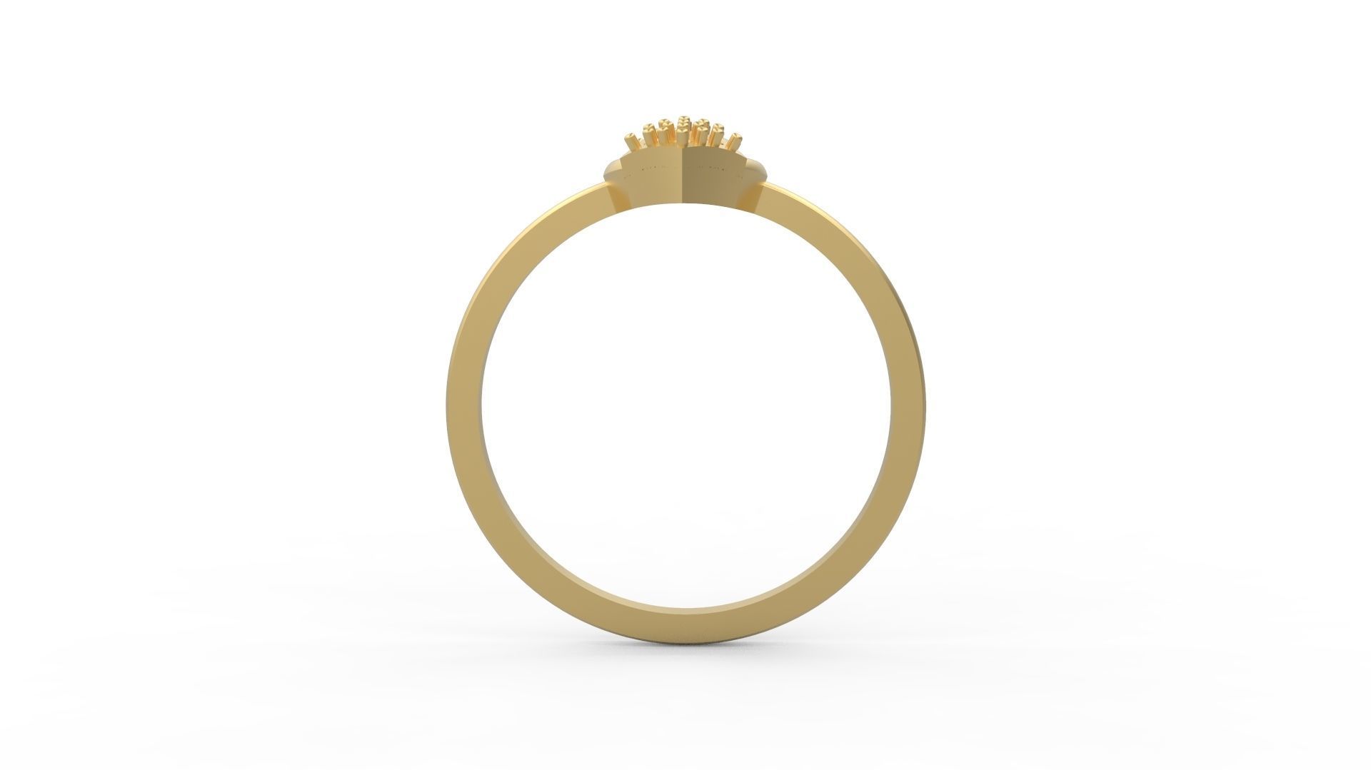 Minimalist Ring 815 3D print model_1