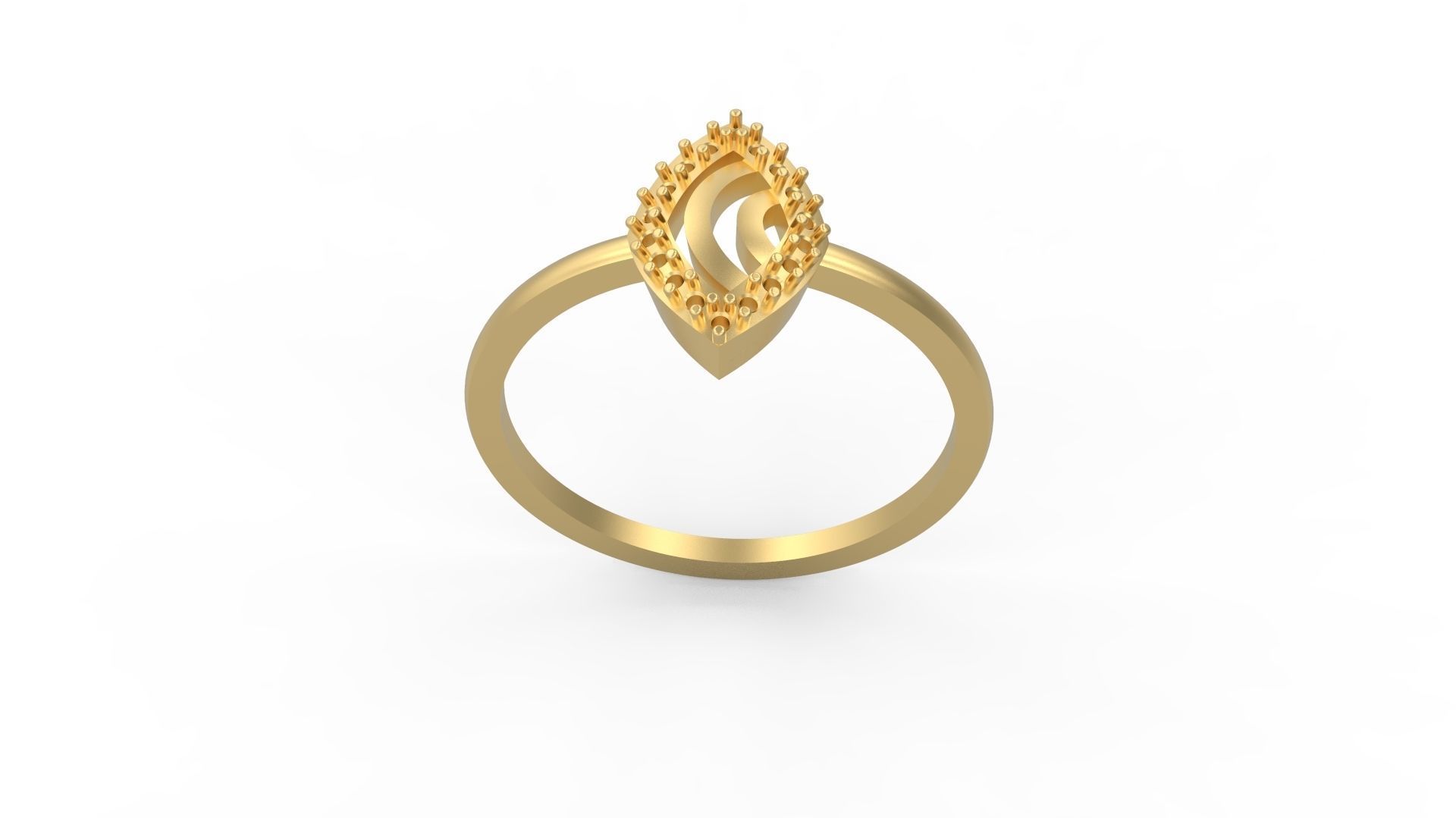 Minimalist Ring 897 3D print model_3