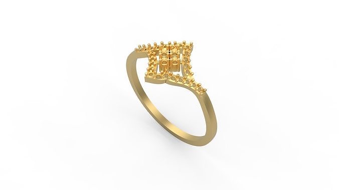 Minimalist Ring 901 3D print model