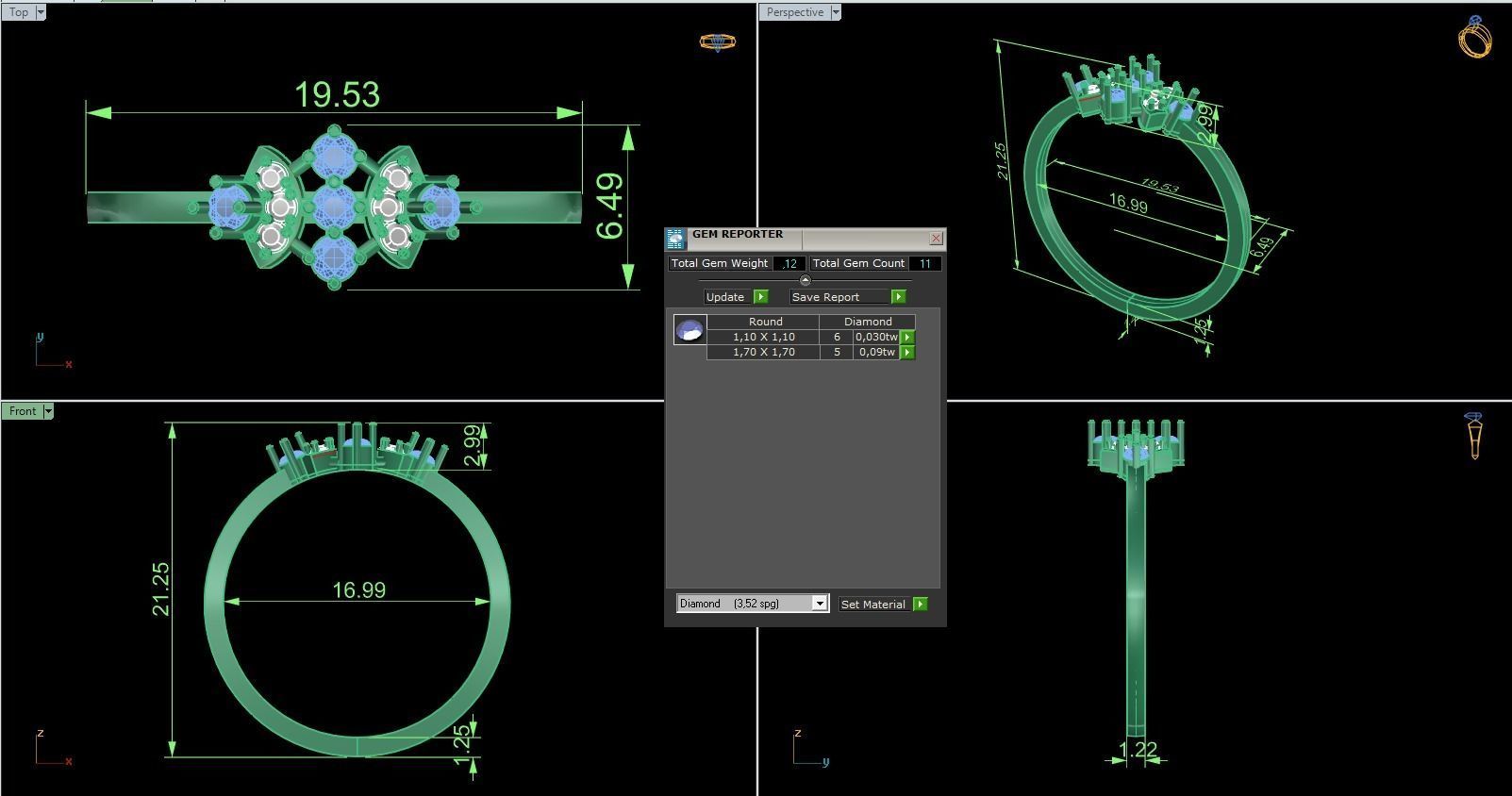 Minimalist Ring 912 3D print model_8
