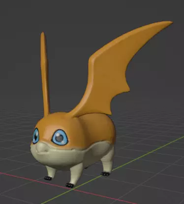 patamon 3D print model_0