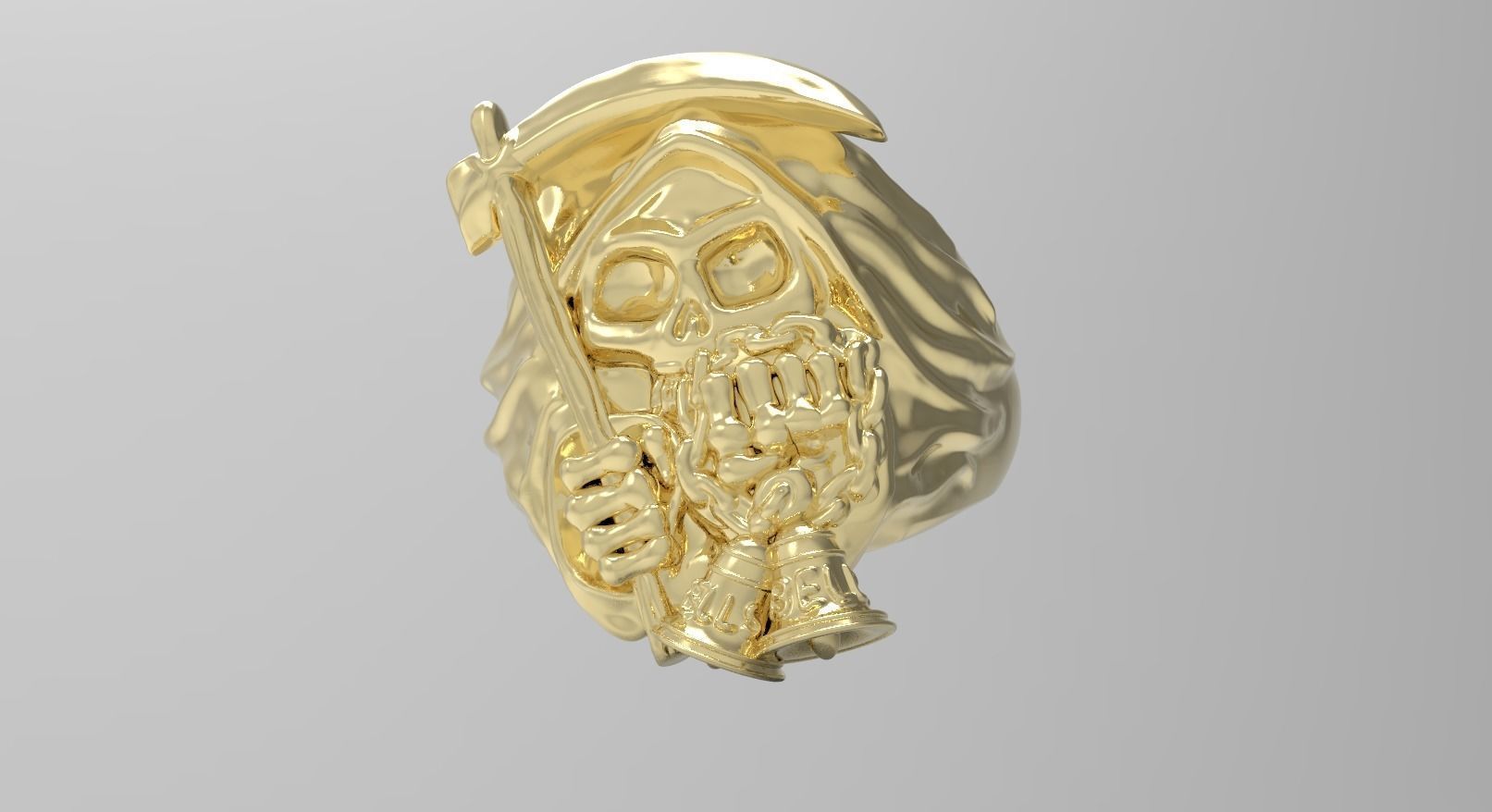 Reaper Ring Embrace the Dark Elegance 3D print model_3