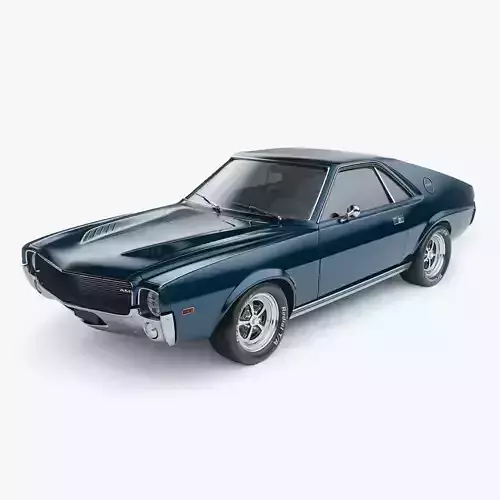 1968 AMC AMX 3D model