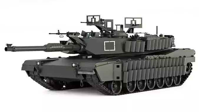 Tank Abrams M1A2 SEP TUSK II 2020 3D model