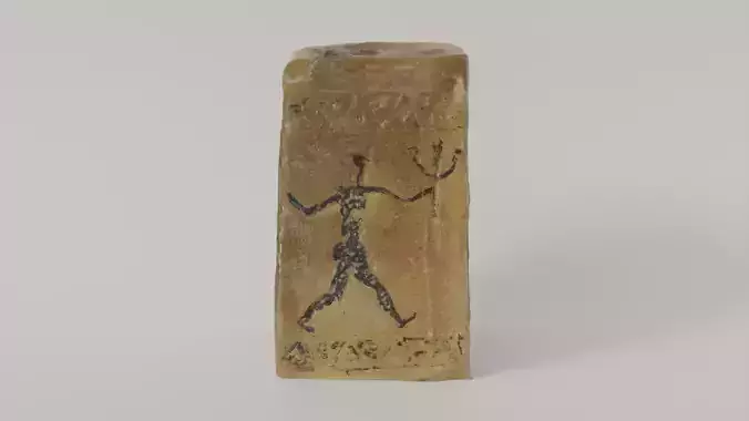 Antique Candle PhotoScanned 3D Model Realism