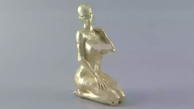 Hajime Sorayama Sculpture 3D print model