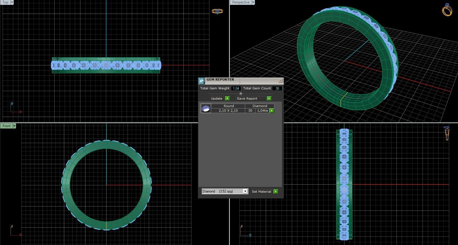 Minimalist Ring 896 3D print model_4