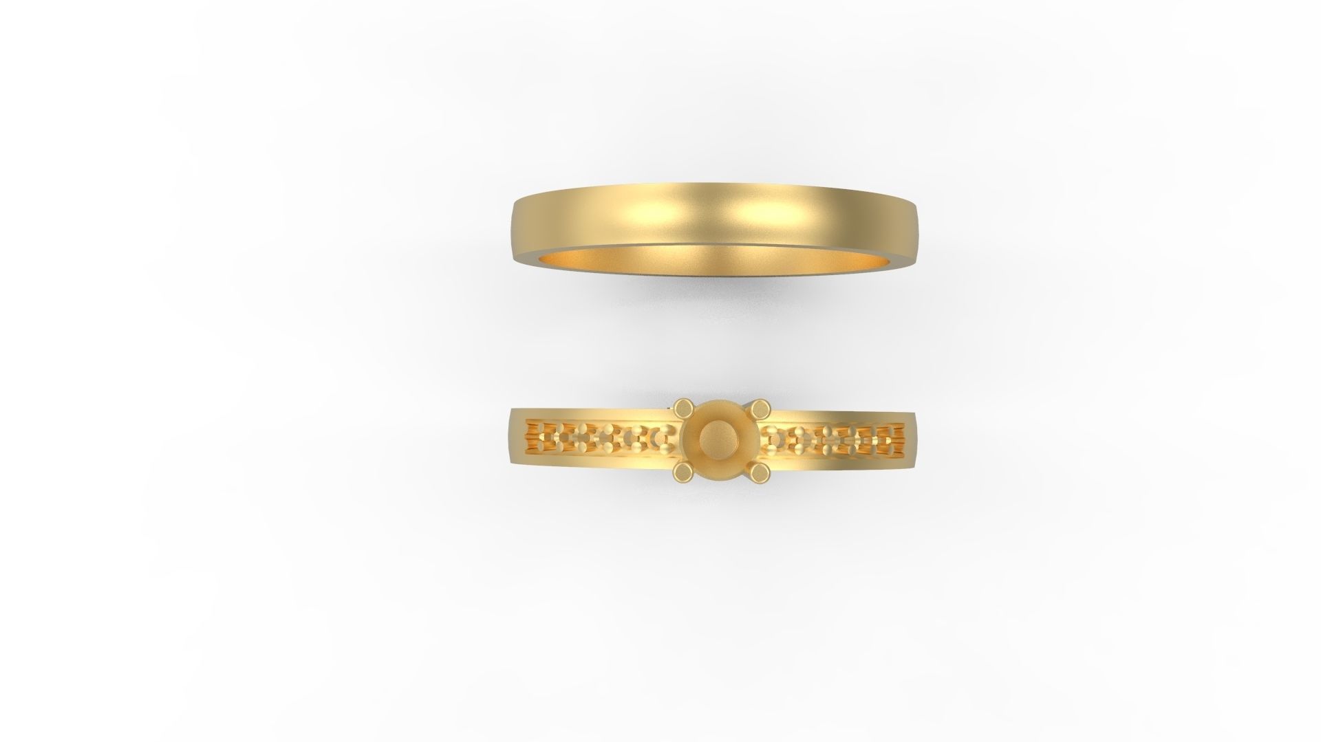 Minimalist Ring 842 3D print model_4