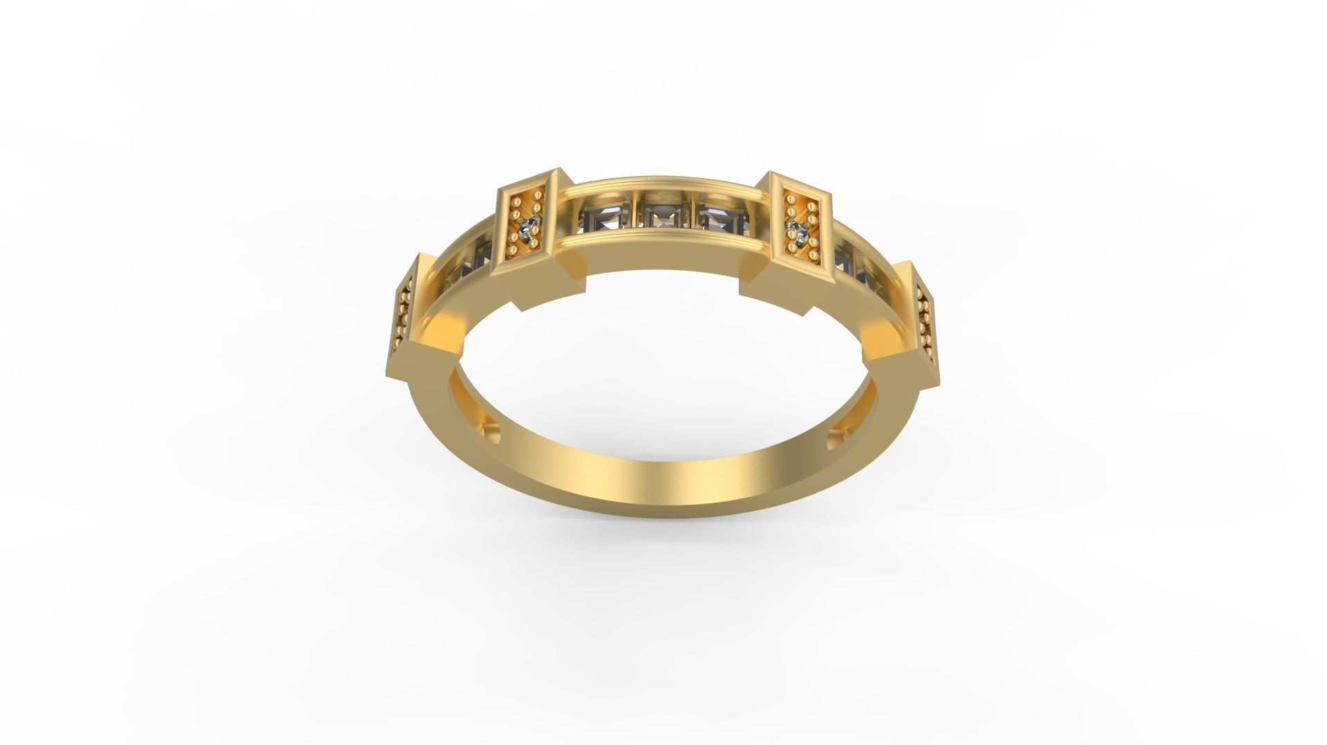 Minimalist Ring 890 3D print model_3