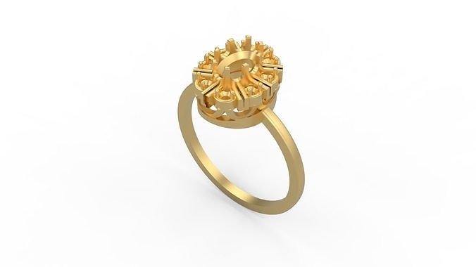 Minimalist Ring 836 3D print model