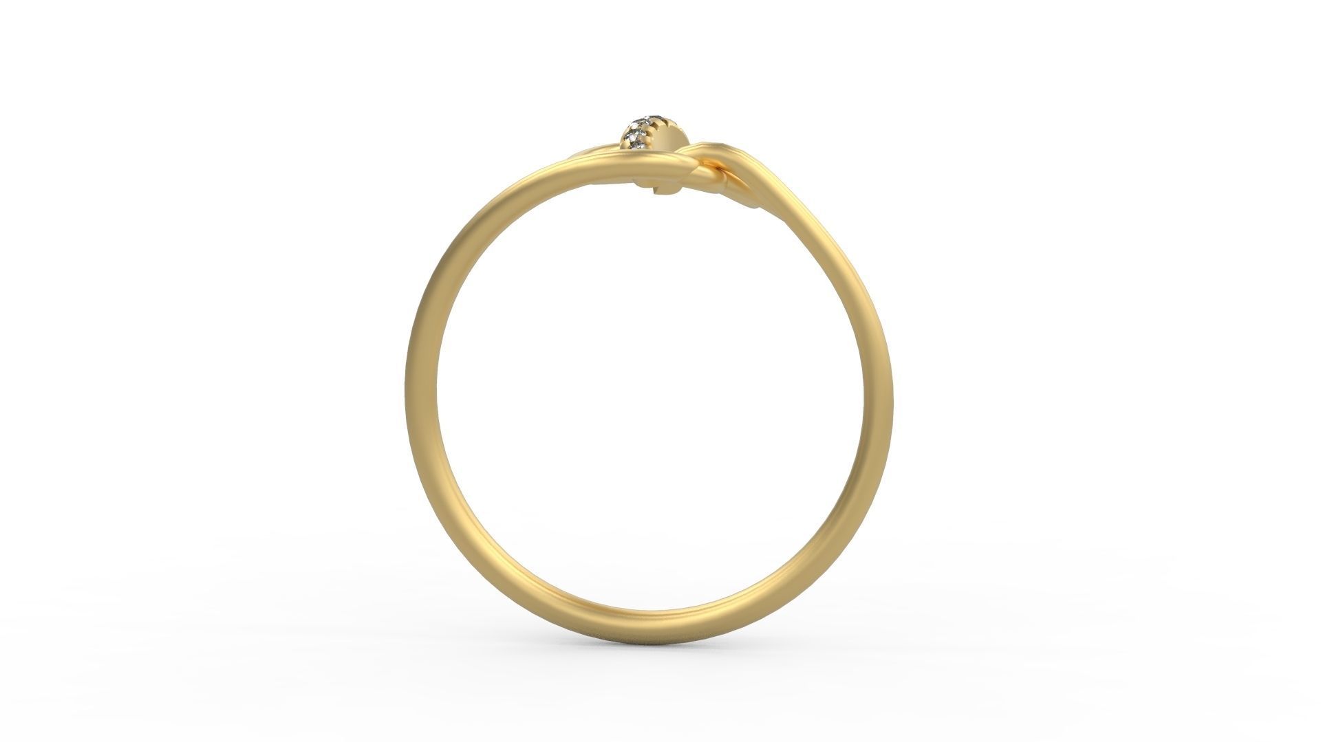 Minimalist Ring 881 3D print model_1