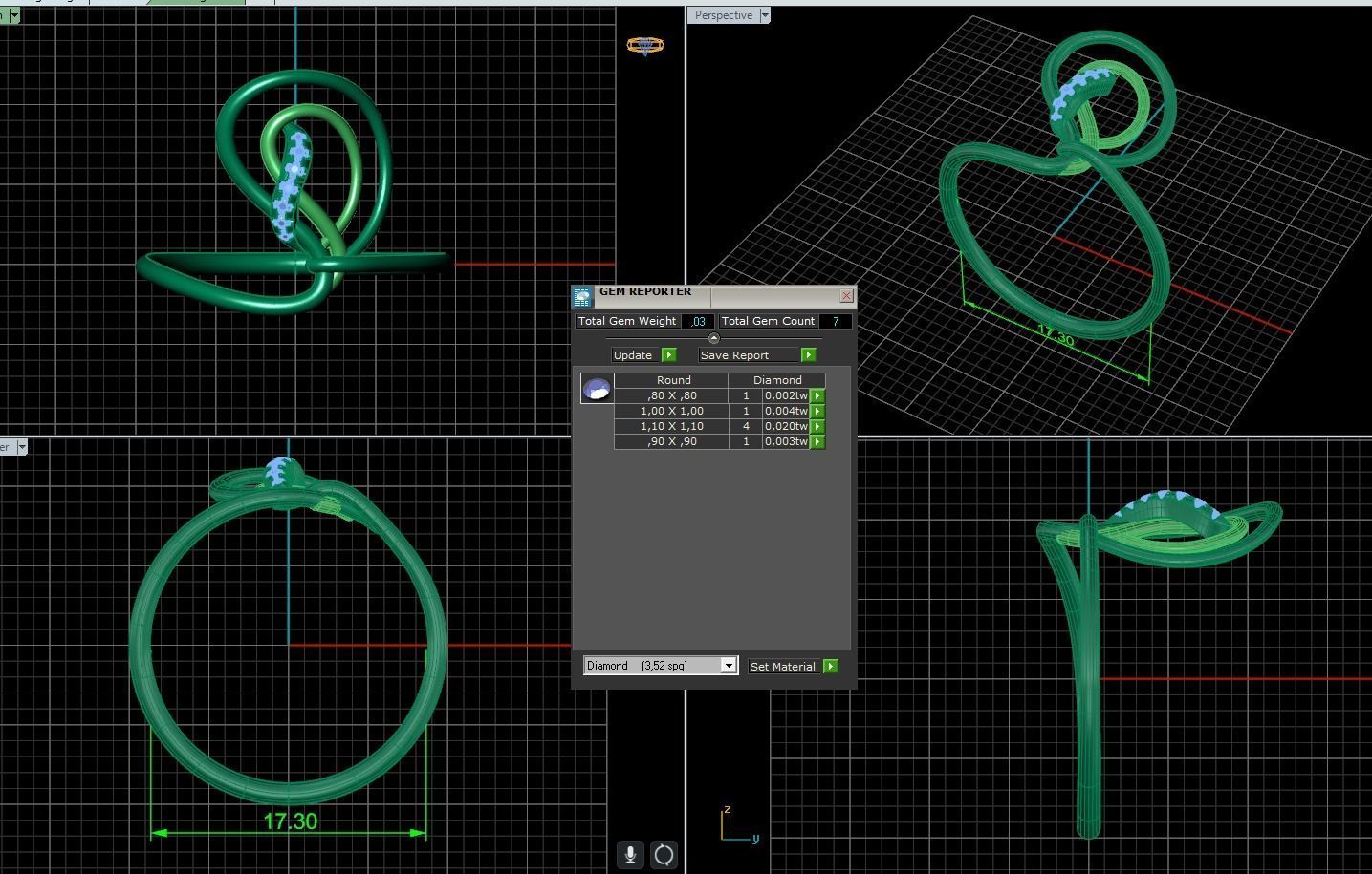 Minimalist Ring 881 3D print model_5