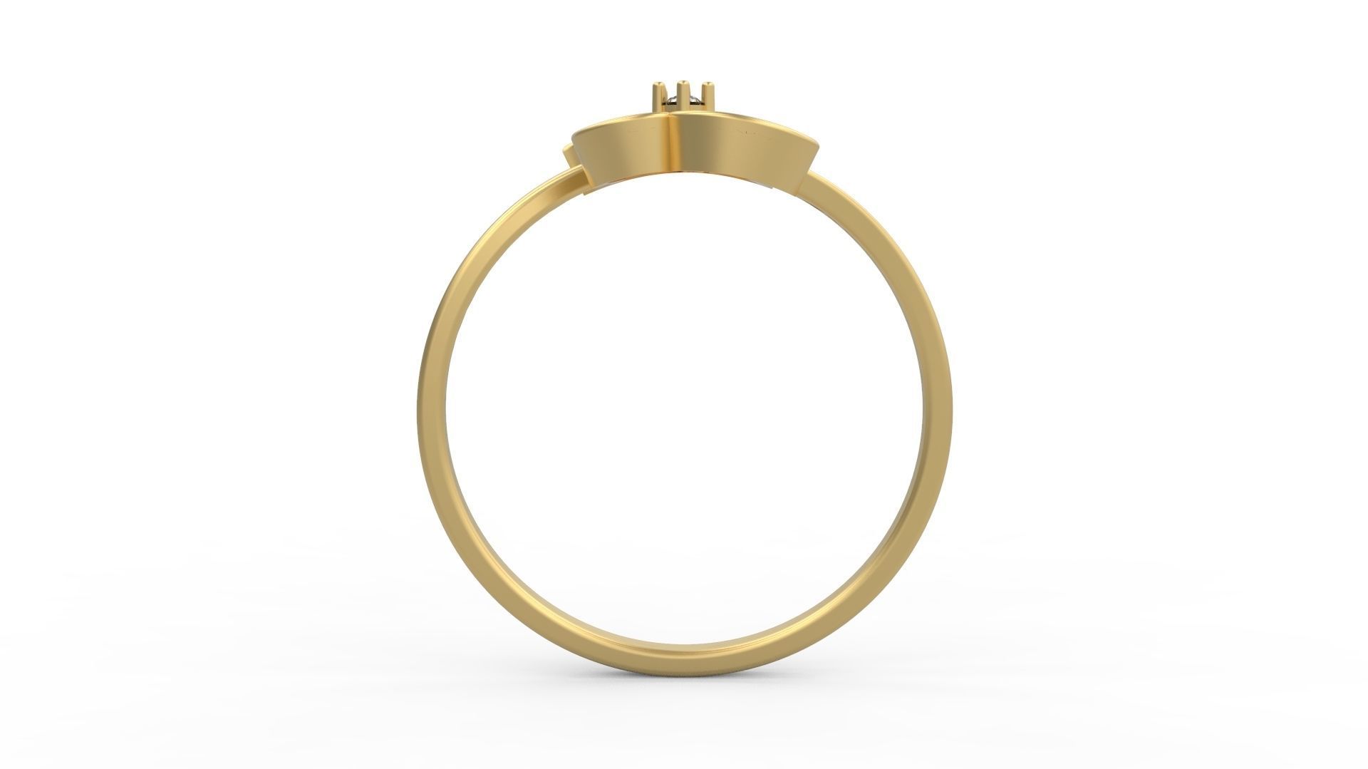 Minimalist Ring 886 3D print model_1