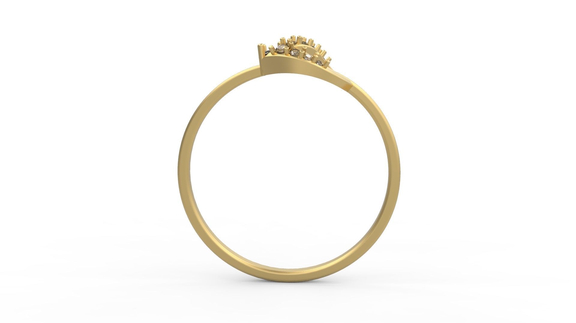 Minimalist Ring 847 3D print model_1