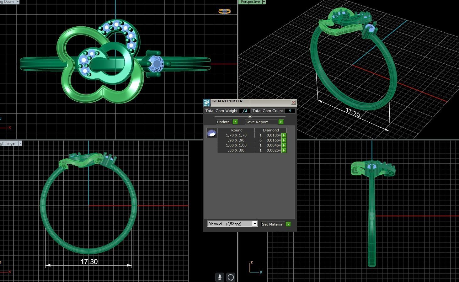 Minimalist Ring 874 3D print model_7