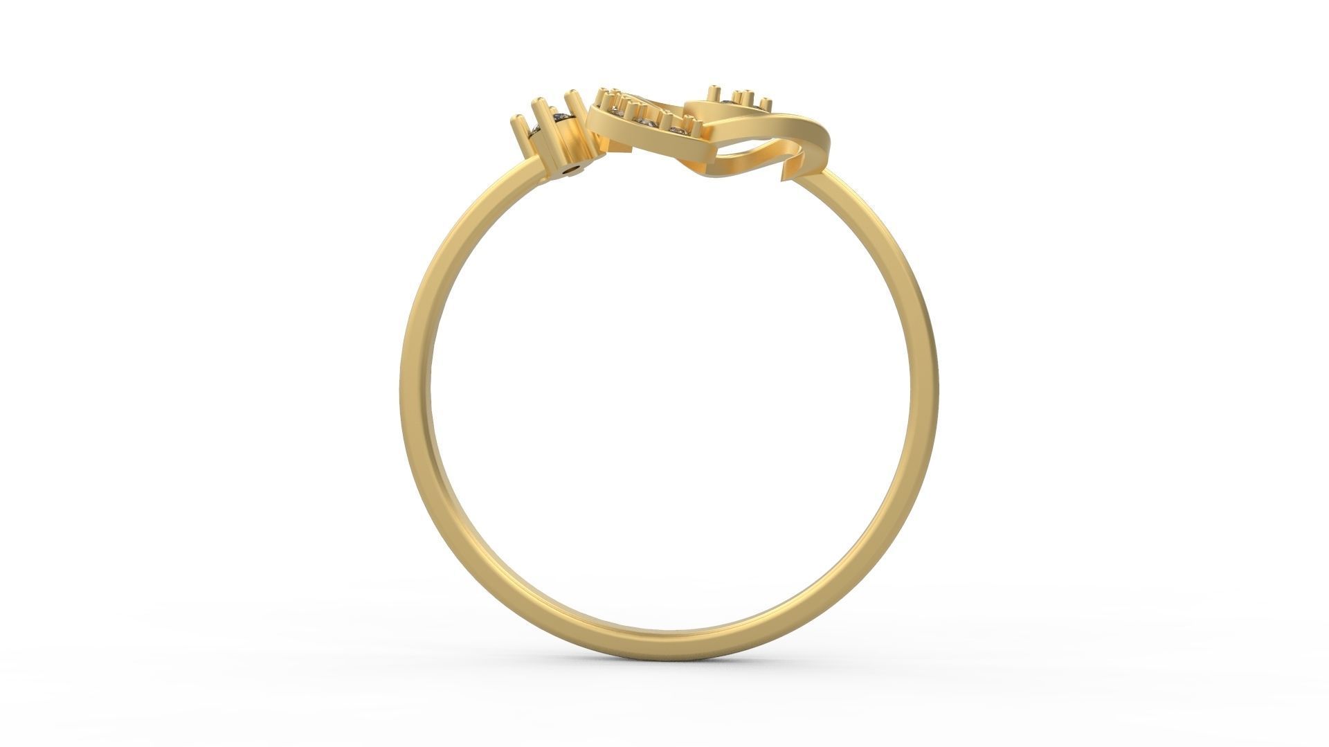 Minimalist Ring 874 3D print model_1