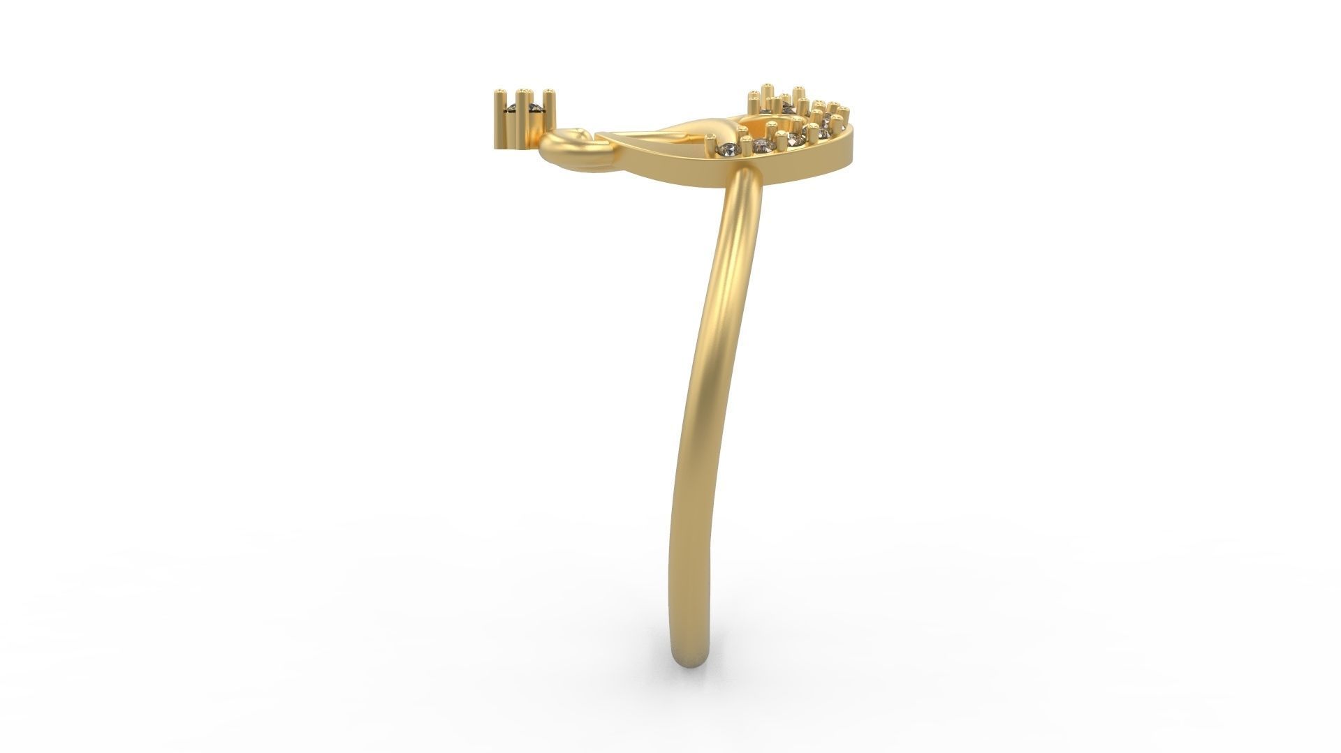 Minimalist Ring 853 3D print model_2