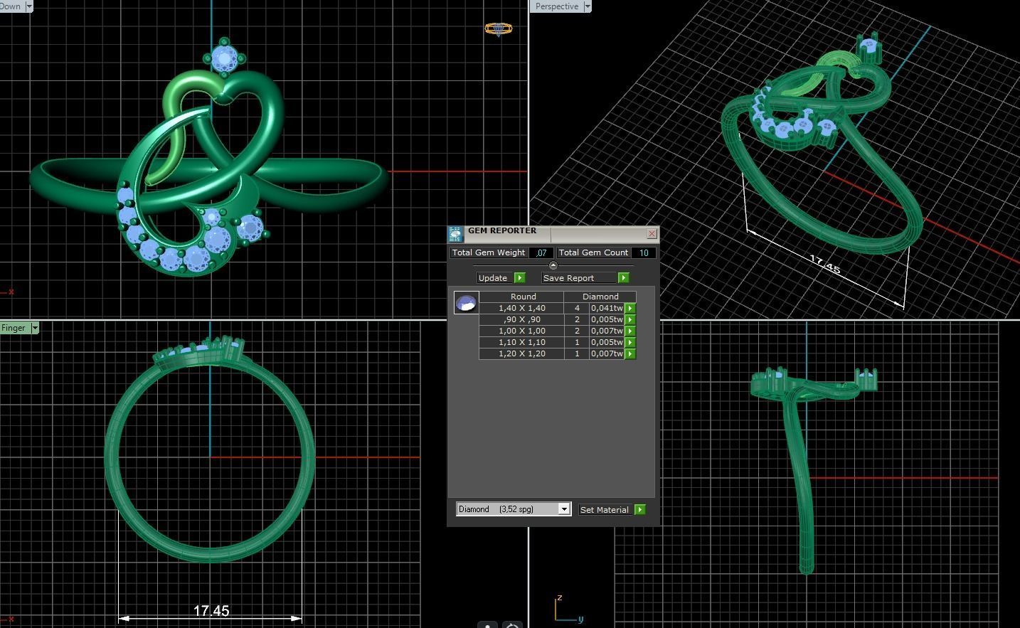 Minimalist Ring 853 3D print model_6