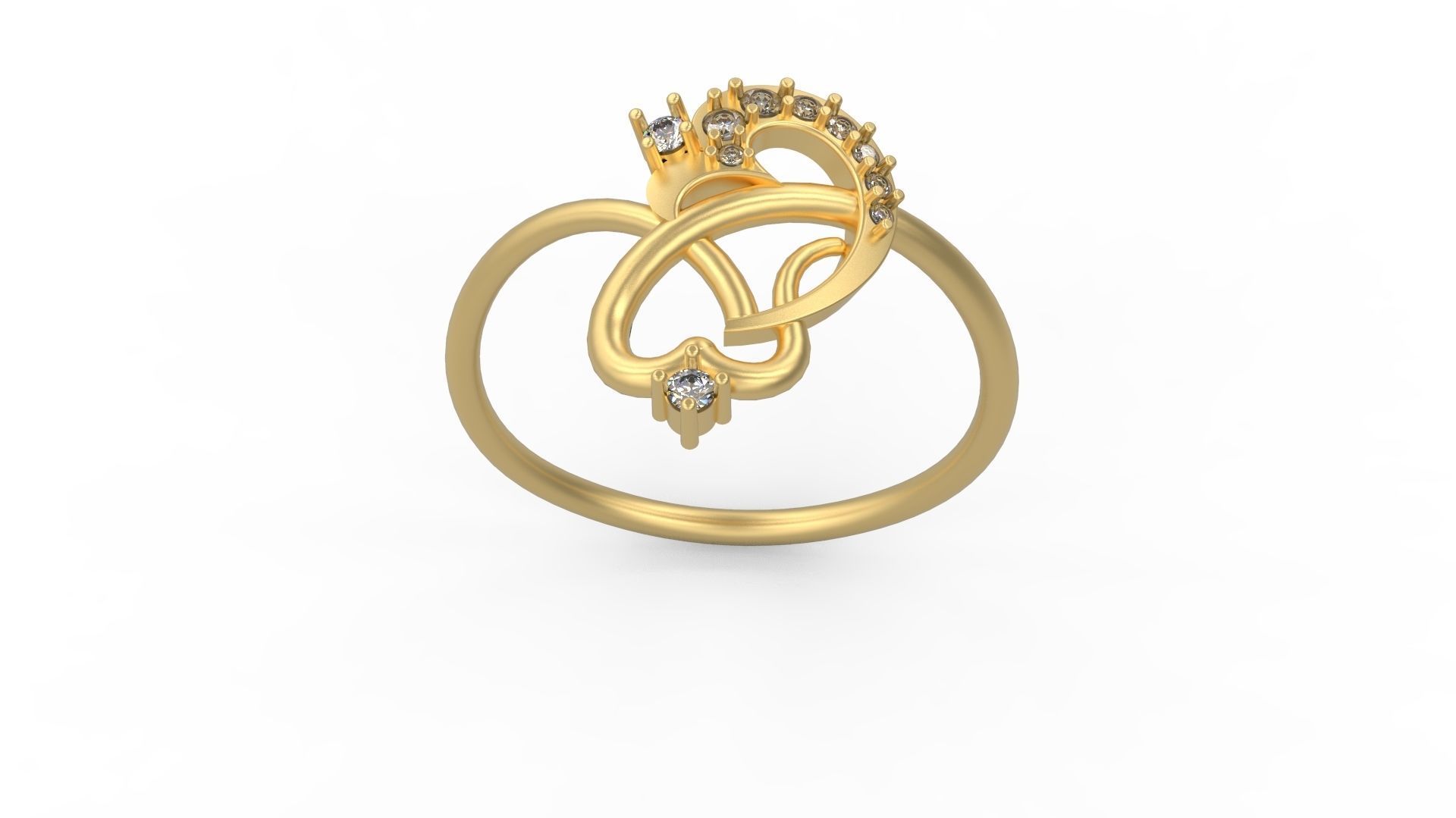 Minimalist Ring 853 3D print model_3