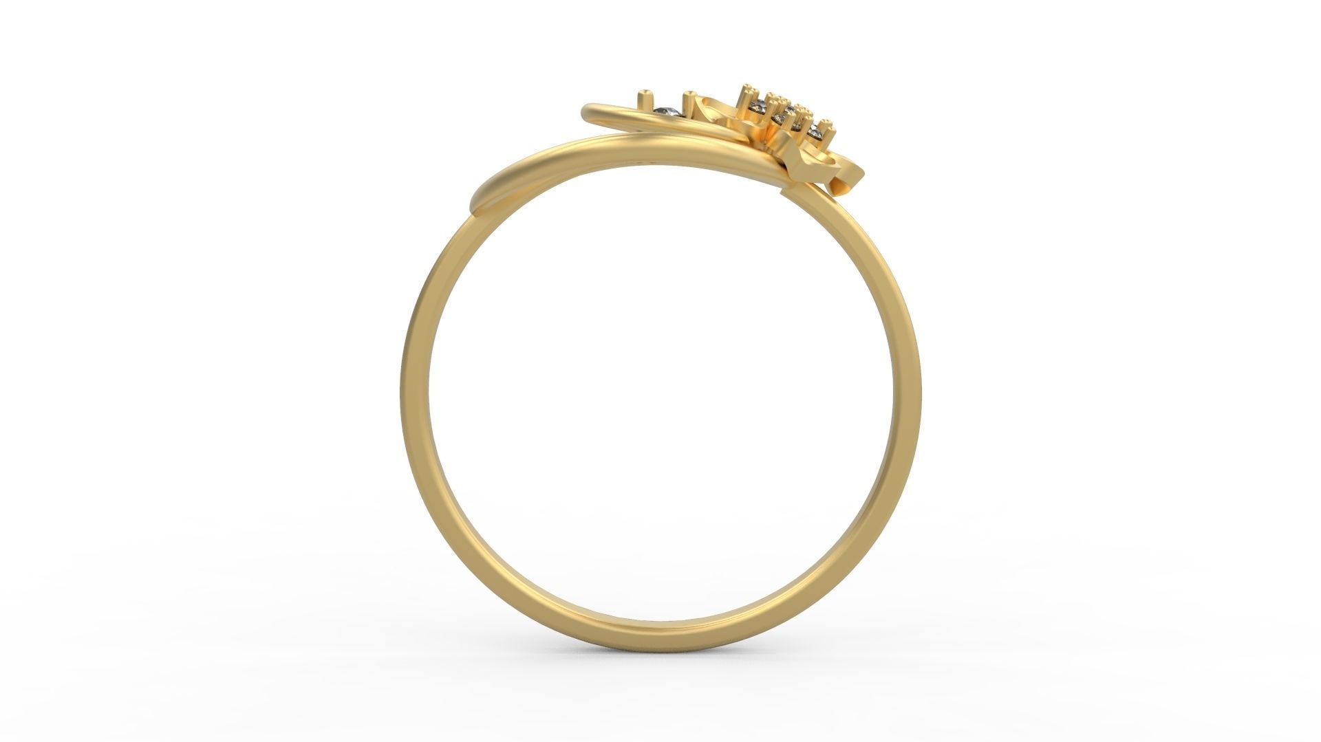 Minimalist Ring 878 3D print model_1