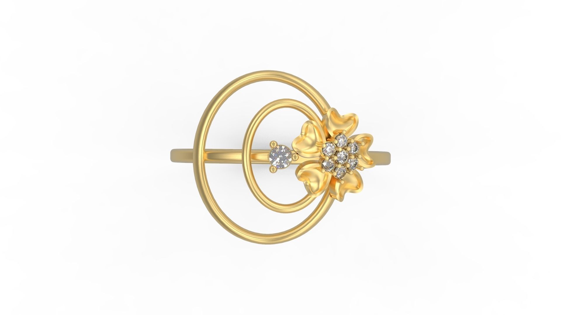 Minimalist Ring 878 3D print model_4