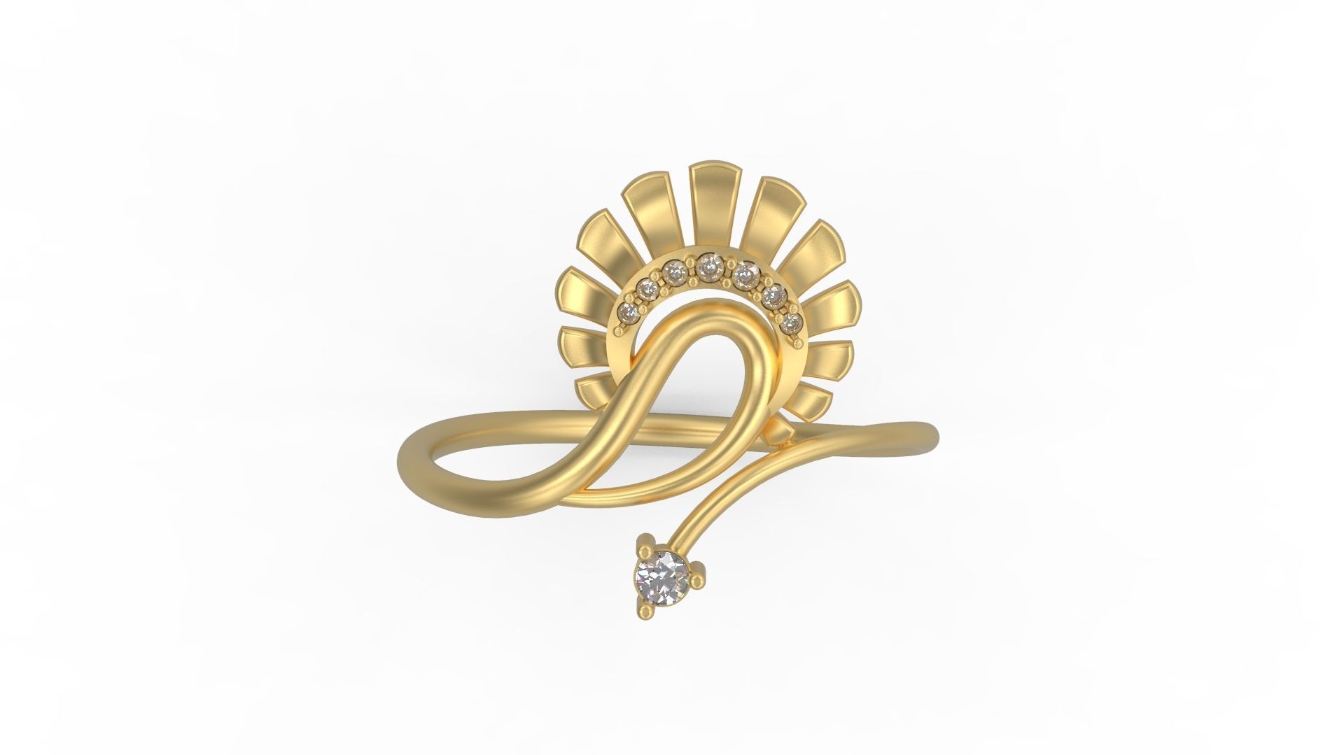 Minimalist Ring 849 3D print model_4