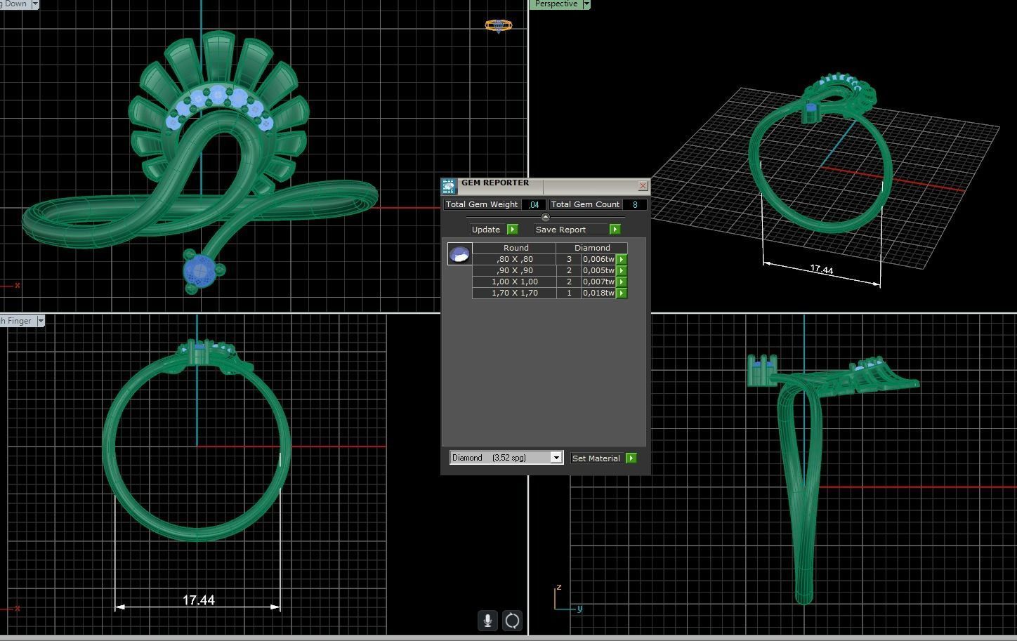 Minimalist Ring 849 3D print model_7