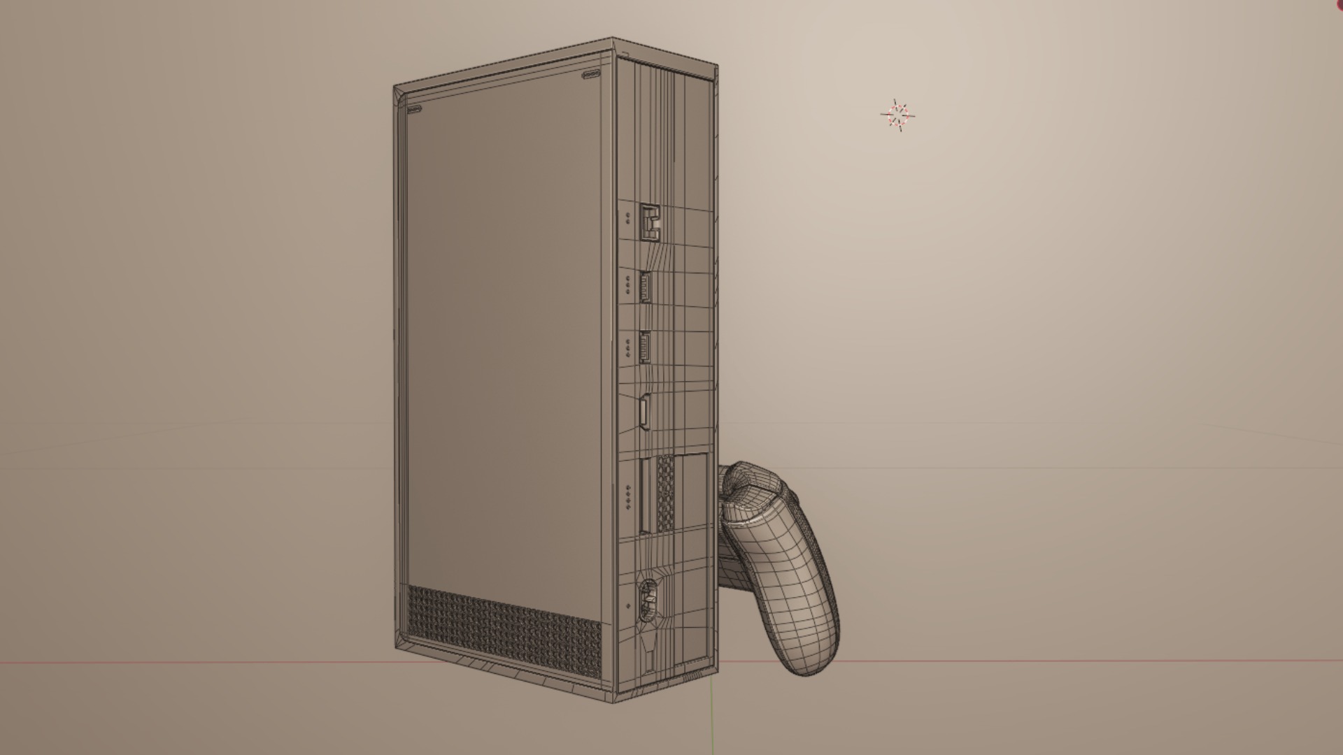 XBOX SERIES S BLACK 2023 3D model_13