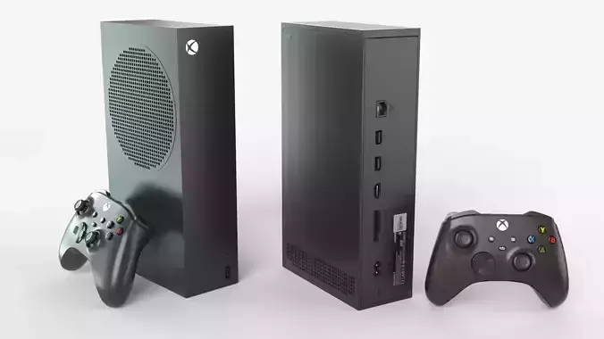 XBOX SERIES S BLACK  2023 3D model